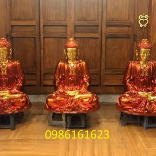 Tượng Tam Thế Phật Bằng Gỗ – Ý Nghĩa và Địa Chỉ Xưởng Làm Uy Tín Tại Hà Nội 21 Tượng tam thế đẹp