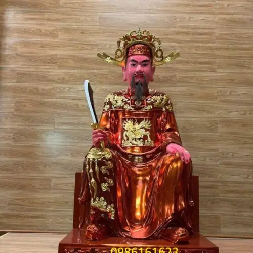 Tượng Đức Ông trong chùa – Biểu tượng hộ trì chính pháp, bảo vệ đạo tràng 12 Tượng Đức Ông bằng gỗ mít đẹp