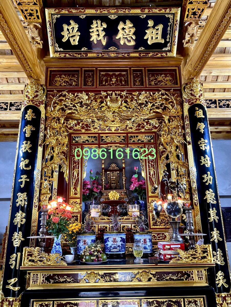 Mẫu gian thờ đẹp