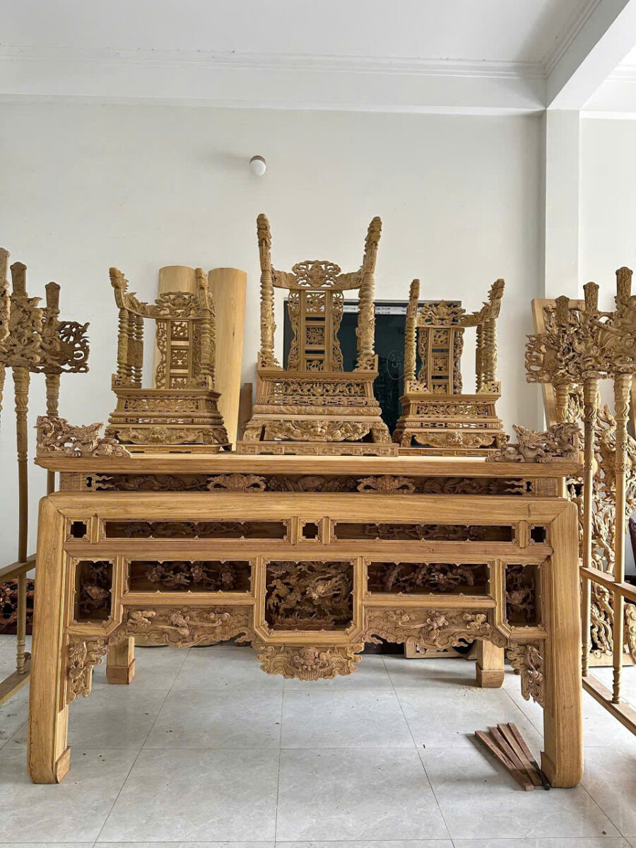 Bàn thờ ô xa đẹp hàng kỹ