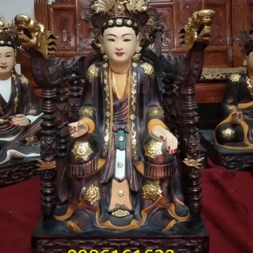 Tượng Chúa Sơn Trang bằng gỗ 15 tượng chúa sơn trang giả cổ