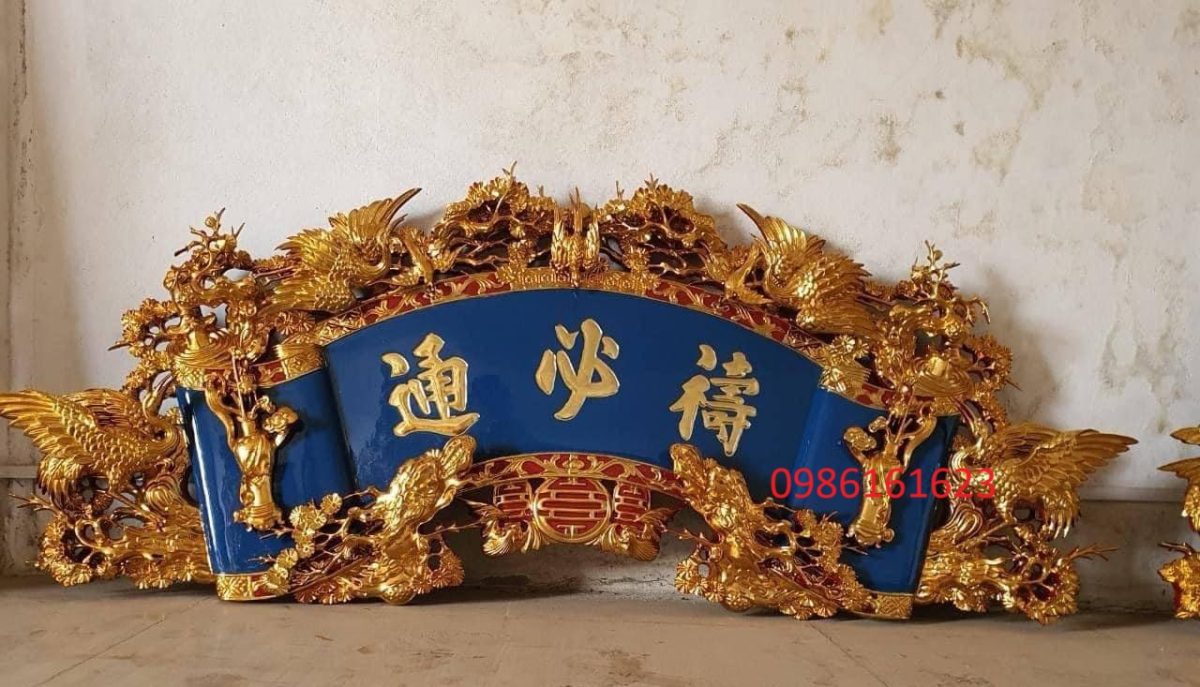 Cuốn thư câu đối bằng gỗ dổi – Lựa chọn tối ưu cho không gian thờ cúng chuẩn mực và bền đẹp 9 bộ cuốn thư câu đối
