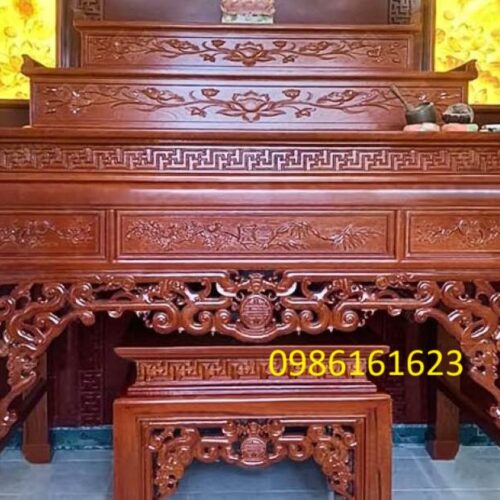 Tam cấp bàn thờ: Lựa chọn mẫu bàn thờ tam cấp đẹp & đơn giản cho không gian thờ cúng 12 mẫu bàn thờ tam cấp đẹp