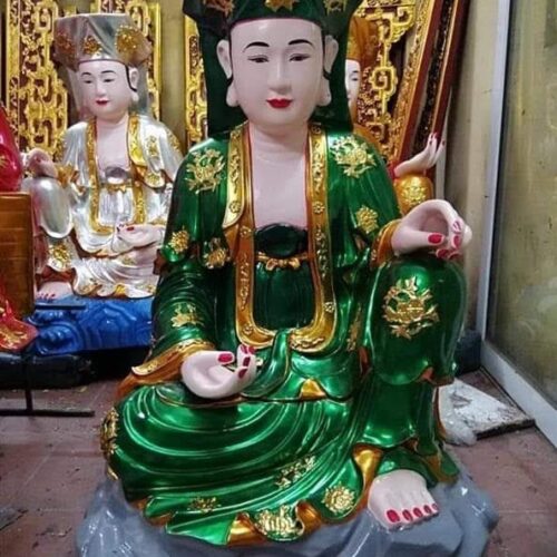 Tượng Chầu Chín Cửu Tỉnh – áo tím quyền uy, khuôn diện thần thái