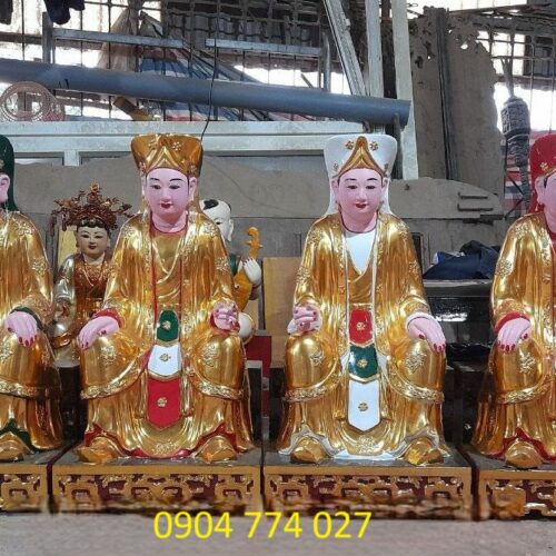 Tượng Chầu Đệ Nhị Thượng Ngàn bằng gỗ mít – Sơn son thếp vàng chuẩn nghi lễ