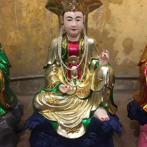 Tượng Tứ Phủ Chầu Bà 23 Đặt làm tượng Chầu theo yêu cầu – đúng màu áo, đúng dáng thế