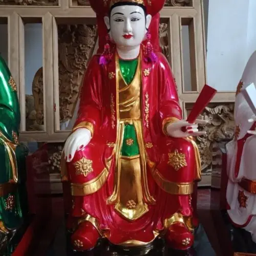 Tượng Tứ Phủ Chầu Bà 19 Tượng Tứ Phủ Chầu Bà đầy đủ bộ – chế tác tại xưởng Sơn Đồng