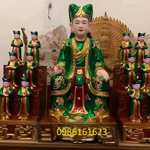 Tượng Chúa Sơn Trang bằng gỗ 18 Xưởng làm tượng Tứ Phủ uy tín tại Hà Nội