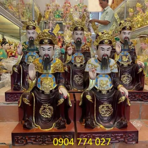 tượng ngũ vị tôn quan giả cổ đẹp