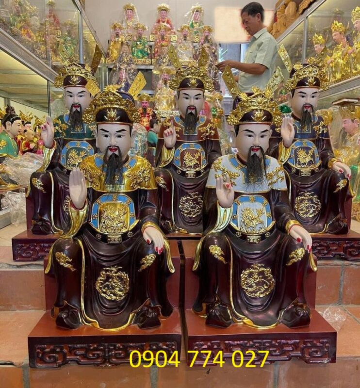 Ngũ Vị Tôn Quan là ai? Tìm hiểu về điển tích và ý nghĩa thờ cúng Ngũ Vị 6 tượng ngũ vị tôn quan giả cổ đẹp