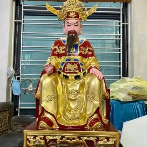 Tượng Quan Trần Triều 15 tượng Đức Thánh Trần đẹp bằng gỗ