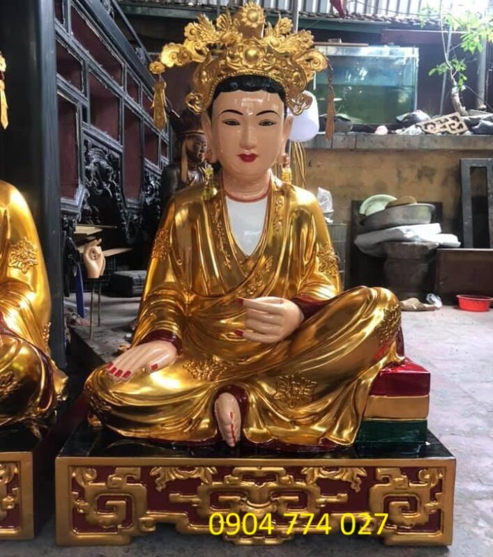 Tam Tòa Thánh Mẫu: Ý Nghĩa, Truyền Thuyết Và Nghi Lễ Thờ Cúng 7 Tượng tam tóa thánh mẫu gỗ mít sơn son thếp vàng