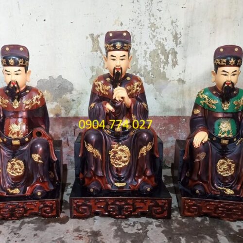 Tượng Tượng vua cha ngọc hoàng và nam tào bắc đẩu giả cổ