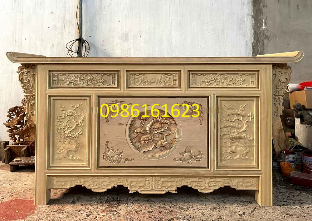 Bàn chấp tải thờ tư gia – Giữ gìn truyền thống, vun đắp đạo hiếu gia đình 4 bàn chấp tải