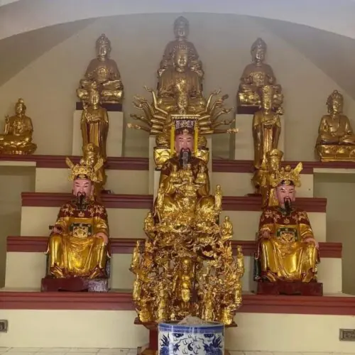 Tượng Vua Cha Ngọc Hoàng – Nam Tào – Bắc Đẩu 14 Tượng Tượng ngọc hoàng và nam tào bắc đẩu trong chùa