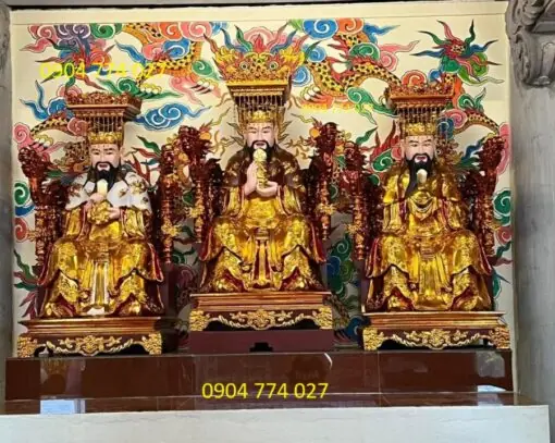 Tượng Vua Cha Ngọc Hoàng – Nam Tào – Bắc Đẩu
