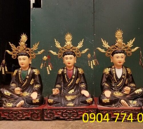 Tượng tam tóa thánh mẫu giả cổ