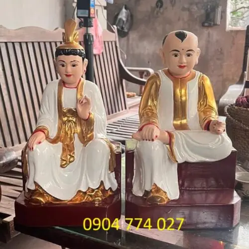 tượng cô tuộng cậu áo trắng