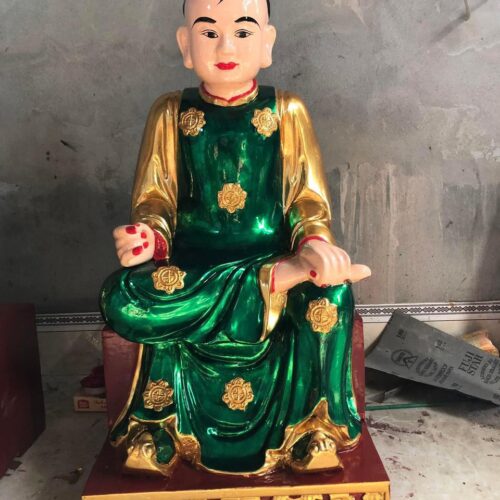 tượng cậu đánh đàn, tượng cậu áo đỏ thổi sáo