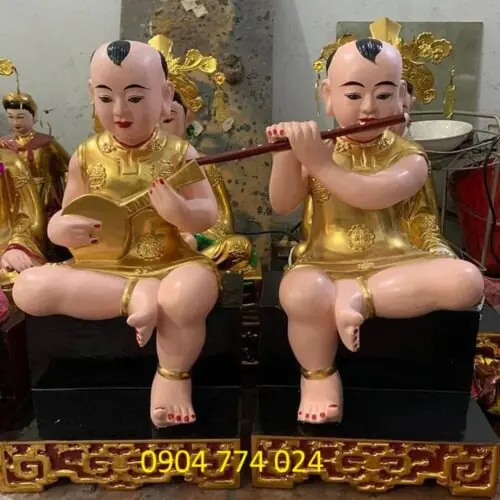 tượng cậu chơi đàn, chơi sáo