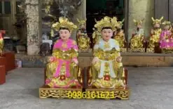 tượng cô bơ, cô chín bằng gỗ