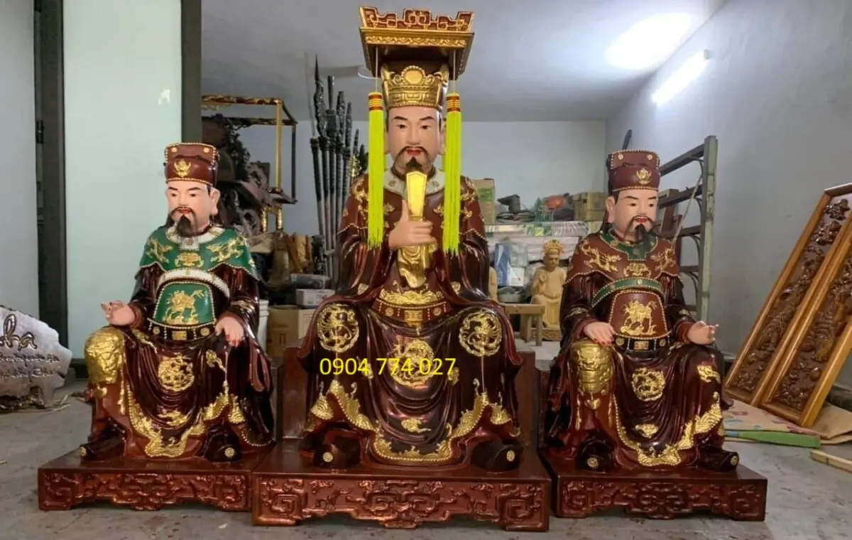 Tượng Tượng ngọc hoàng và nam tào bắc đẩu đẹp
