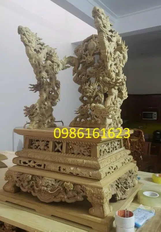 Ỷ thờ gỗ mít – Ý nghĩa, mẫu đẹp, giá và địa chỉ làm uy tín 6 ỷ thờ gỗ mít