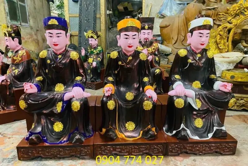 Tượng Ông Hoàng Bơ bằng gỗ 19 Tượng Ông Hoàng Sơn Theo Lối Cổ