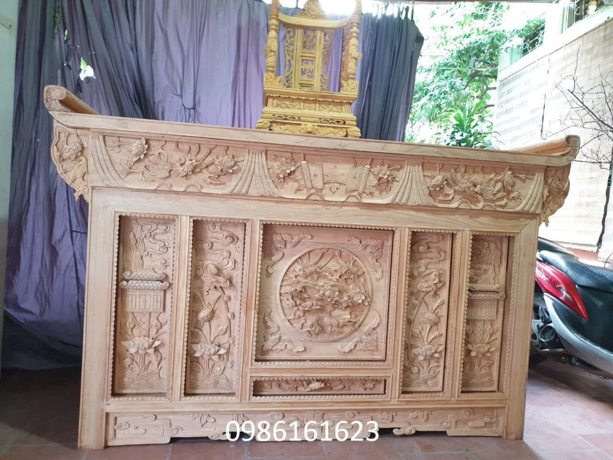 Bàn chấp tải thờ tư gia – Giữ gìn truyền thống, vun đắp đạo hiếu gia đình 3 Bàn chấp tải