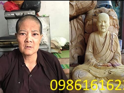 Tượng truyền thần bằng gỗ