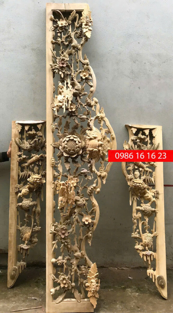 Mẫu Cửa Võng Phòng Thờ Đẹp – Nhỏ Gọn Mà Vẫn Linh Thiêng 8 cửa võng nhà gỗ