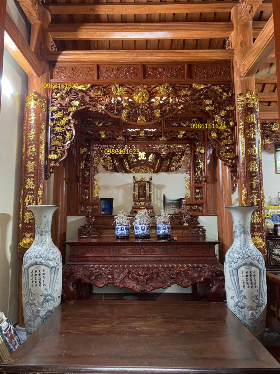 mẫu cửa võng phòng thờ