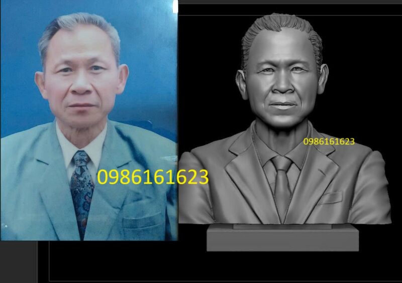 Tượng Chân Dung Thờ – Giữ Gìn Hình Ảnh Tổ Tiên Muôn Đời 10 Tạc tượng truyền thần theo ảnh