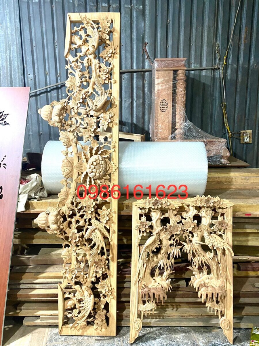 Xưởng đồ thờ uy tín tại Sơn Đồng – Lựa chọn số 1 cho bàn thờ gia tiên 6 mẫu cửa võng đẹp