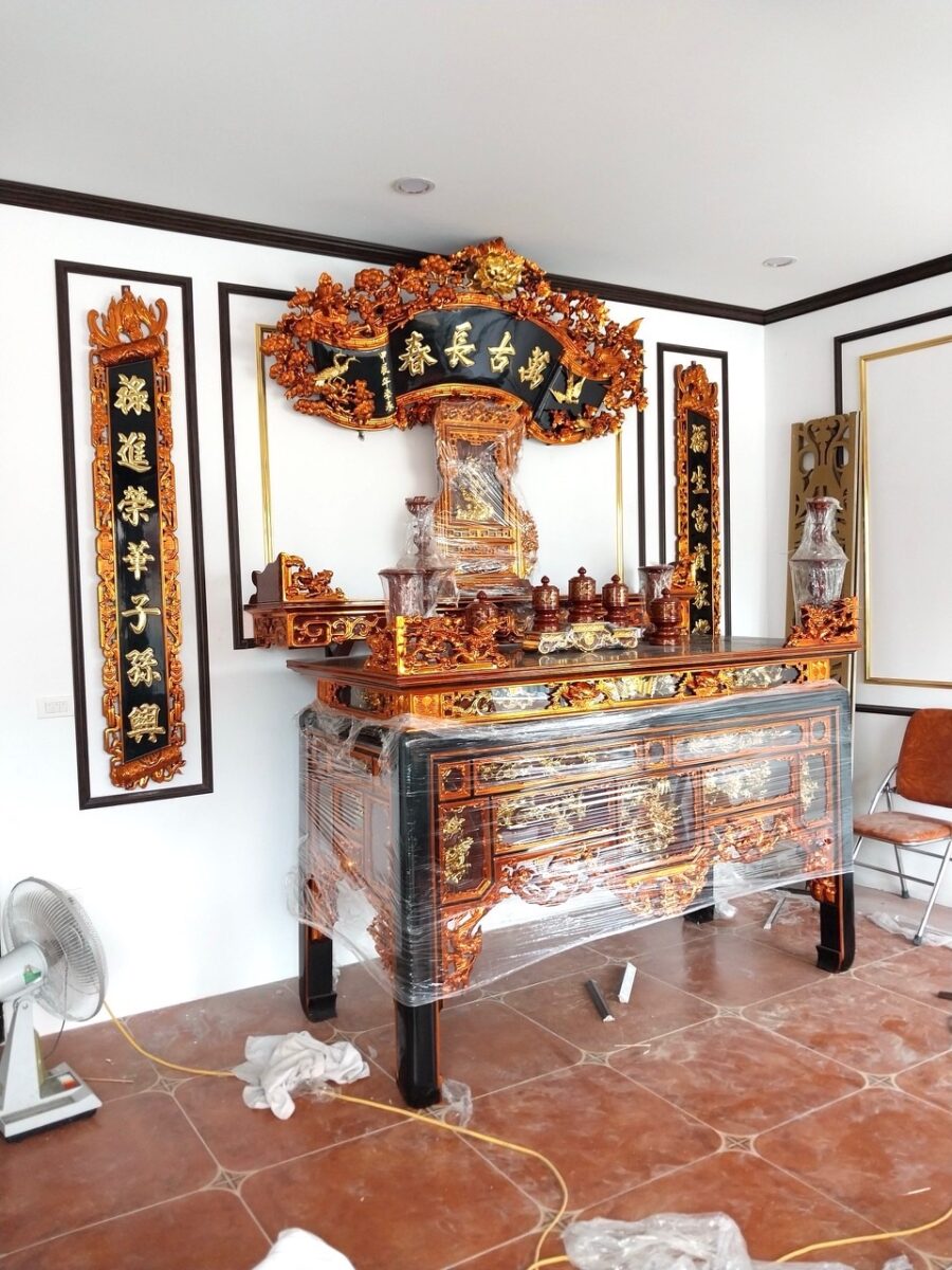 Bộ đồ thờ bàn thờ gia tiên