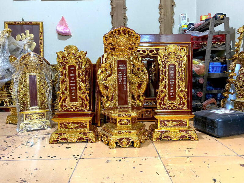 Bài vị thờ gỗ mít