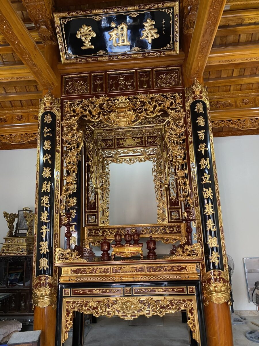Xưởng Làm Hoành Phi Câu Đối Tại Hà Nội – Nhận Làm Theo Yêu Cầu 10 Hoành phi câu đối nhà thờ cổ