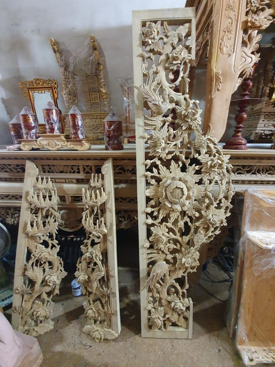 Cửa Võng Nhà Thờ Họ Đẹp – Nhận Làm Theo Kích Thước 7 Mẫu cửa võng hồng trĩ