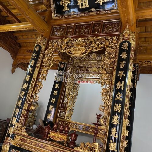 đồ thờ nhà gỗ 3 gian