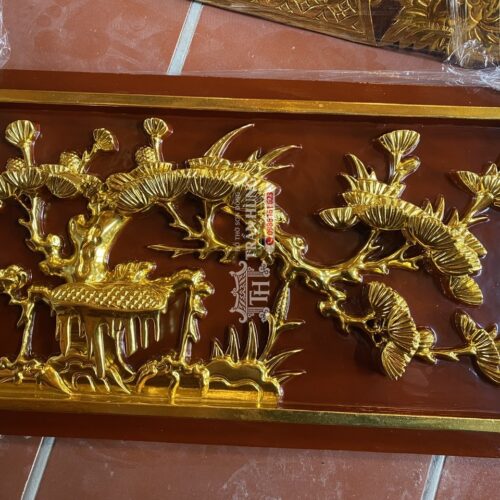 Bức tranh cây tùng trong ô hạ xà