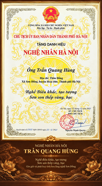 Xưởng làm đồ thờ Sơn Đồng - Đồ Thờ Sơn Đồng Trần Hùng