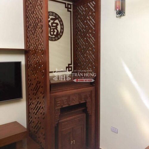 Bàn Thờ Nhỏ Cho Nhà Chung Cư, Nhà Phố – Mẫu 87, 97, 107, 127cm 18 Bàn thờ nhỏ nhưng vẫn cần đủ công năng sử dụng