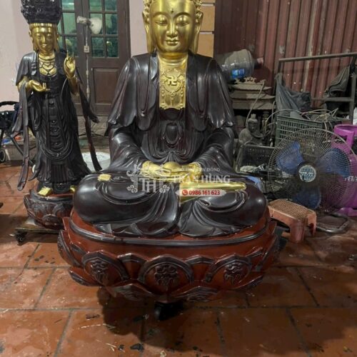 Xưởng Tạc Tượng Phật Bằng Gỗ Sơn Đồng – Nhận Làm Theo Mẫu 7 xưởng tạc tượng Phật Thế Tôn bằng gỗ